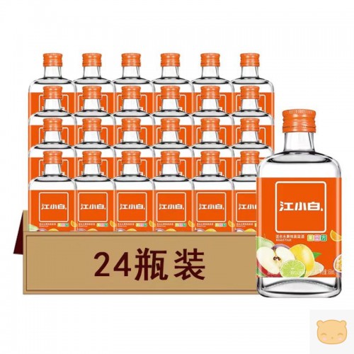 24瓶/份 | 江小白15度混合水果味高粱酒168ml（新老包装随机发货）