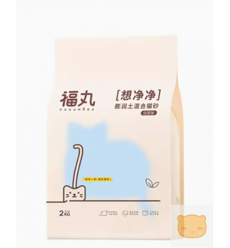 福丸爆款白茶猫砂2kg