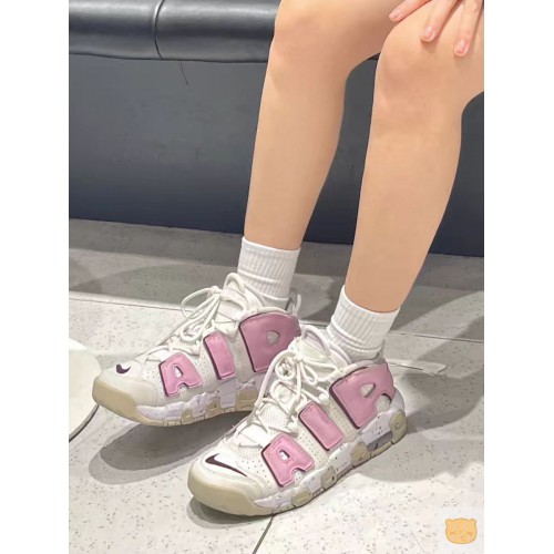 Nike 耐克 Air More Uptempo 百搭简约甜酒樱桃减震女子款低帮篮球鞋